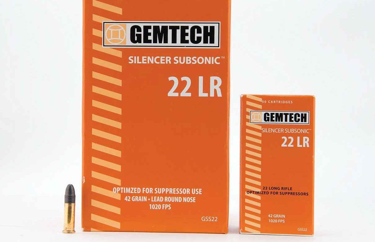 subsonic ammo round up gemtech 22 lr